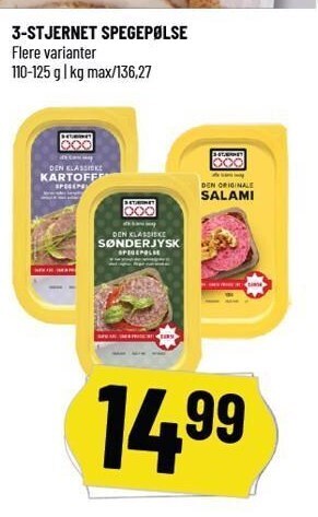 Løvbjerg 3-stjernet spegepølse tilbud