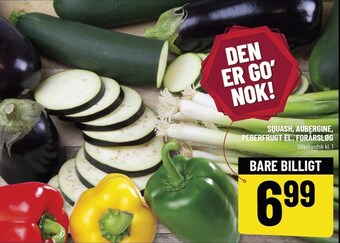 Løvbjerg Squash, aubergine, peberfrugt el. forårsløg tilbud