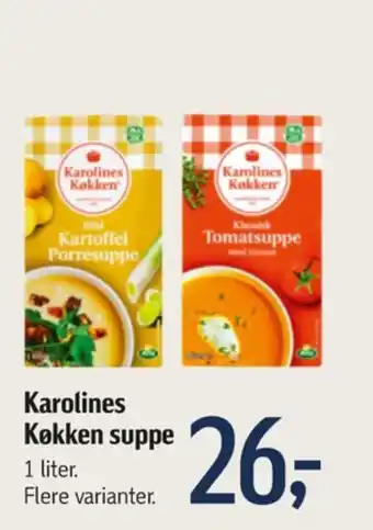 Føtex Karolines tomatsuppe tilbud