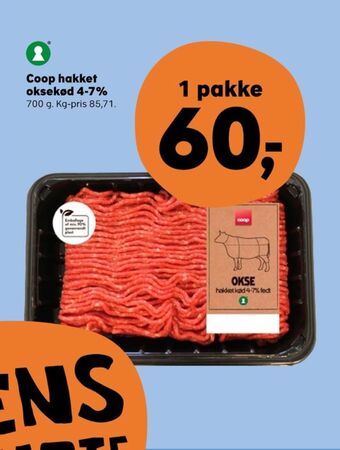 Kvickly Coop hakket oksekød tilbud