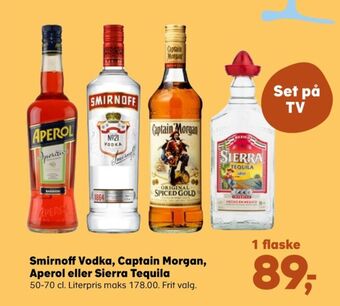Kvickly Smirnoff vodka tilbud