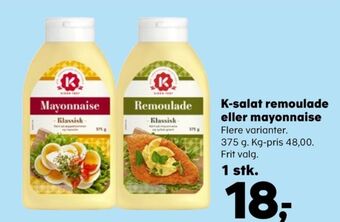 Kvickly K-salat mayonnaise tilbud