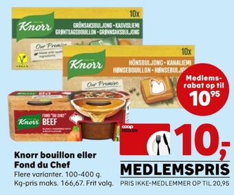 Kvickly Knorr bouillon tilbud