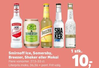 Kvickly Smirnoff ice rtd-cider tilbud