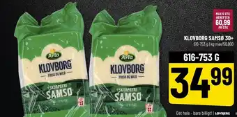 Løvbjerg Klovborg skæreost samsø skorpefri tilbud