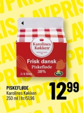 Løvbjerg Karolines piskefløde 38% tilbud