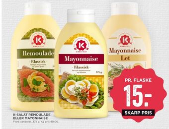 MENY K-salat remoulade tilbud