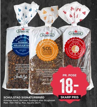 Signaturbrød bryghuset møn rugbrød-skiver