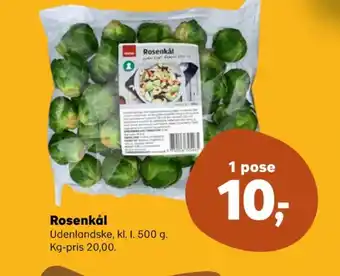 SuperBrugsen Coop rosenkål tilbud