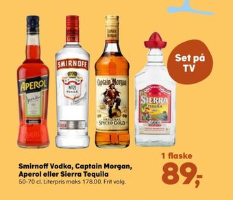 SuperBrugsen Smirnoff vodka tilbud