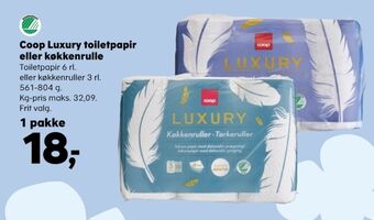 SuperBrugsen Luxury toiletpapir tilbud