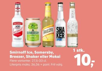 SuperBrugsen Smirnoff ice rtd-cider tilbud