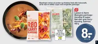 REMA 1000 Lækkert & nemt grøntsagsblandinger til suppe tilbud