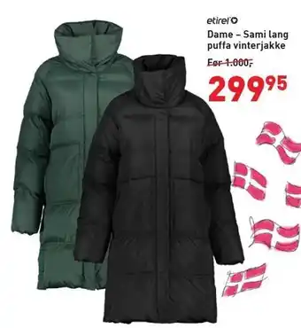 Intersport Dame - sami lang puffa vinterjakke tilbud