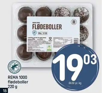 REMA 1000 Flødeboller 12 stk tilbud