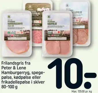 Frikadellepølse 80-100g
