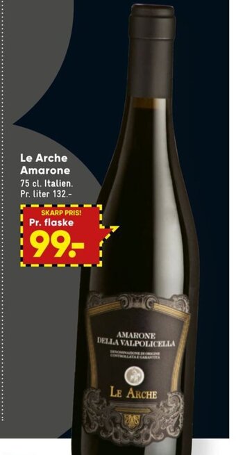 Bilka Le Arche Amarone tilbud