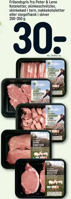 REMA 1000 Nakkekoteletter Eller Stegeflæsk I Skiver 250-350g tilbud