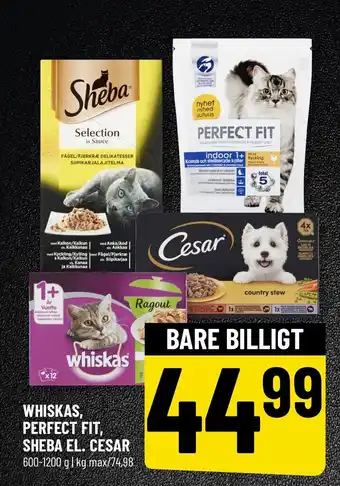 Løvbjerg Whiskas Perfect Fit, Sheba el. Cesar tilbud