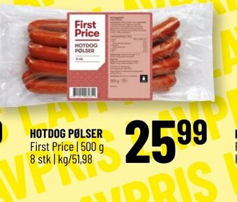Løvbjerg Hotdog Pølser tilbud