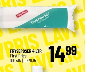 Løvbjerg Fryseposer 4 Ltr tilbud