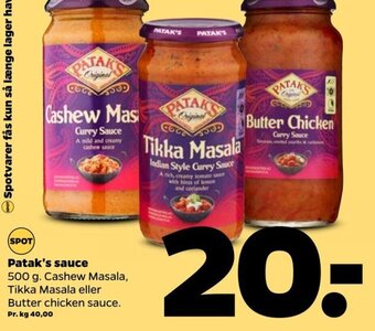 Netto Patak's Sauce tilbud