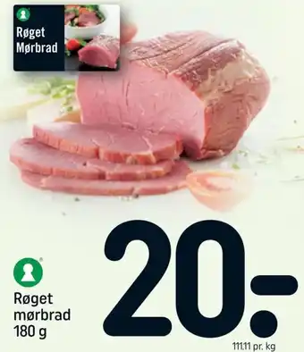 REMA 1000 Røget Mørbrad 180g tilbud