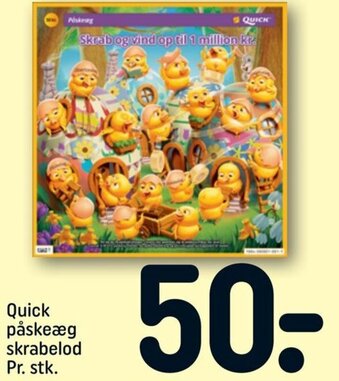 REMA 1000 Quick Påskeæg Skrabelod tilbud