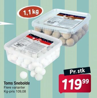 Fakta Tyskland Toms snebolde tilbud