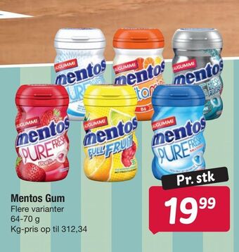 Fakta Tyskland Mentos gum tilbud