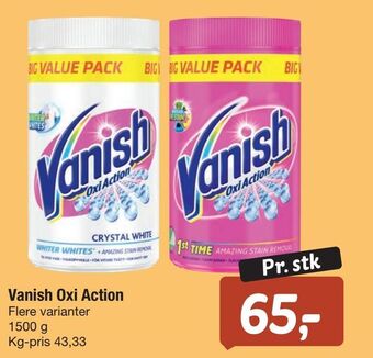 Fakta Tyskland Vanish oxi action tilbud