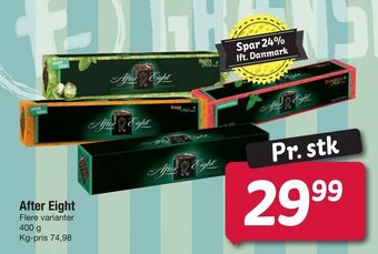 Fakta Tyskland After eight tilbud