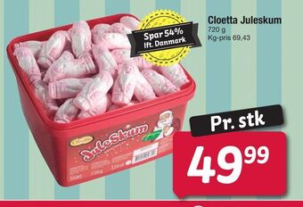 Cloetta juleskum