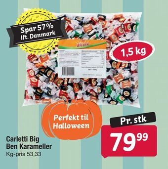 Fakta Tyskland Carletti big ben karameller tilbud