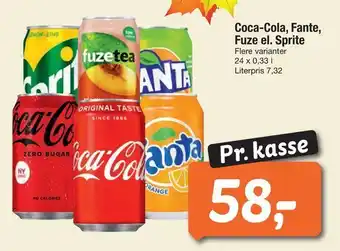 Fakta Tyskland Coca-cola, fante, fuze el. sprite tilbud