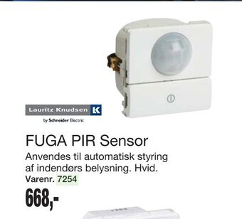 Harald Nyborg Fuga pir sensor tilbud