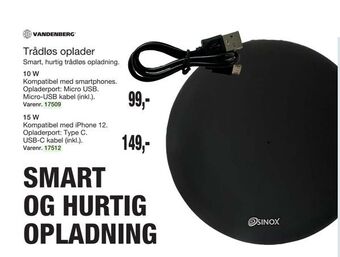 Harald Nyborg Trådløs oplader tilbud