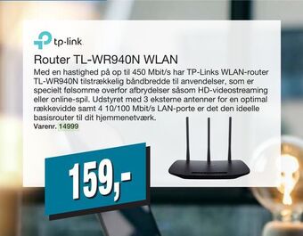 Harald Nyborg Router tl-wr940n wlan tilbud