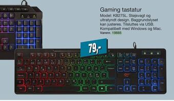 Harald Nyborg Gaming tastatur tilbud