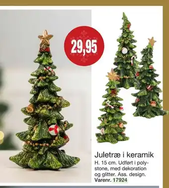 Harald Nyborg Juletræ i keramik tilbud