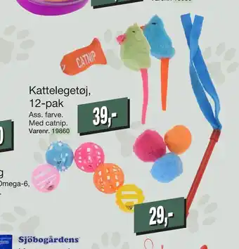 Harald Nyborg Kattelegetøj 12-pak tilbud