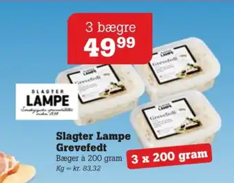 Poetzsch Padborg Slagter lampe fedt tilbud
