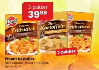 Pfanni færdigretter