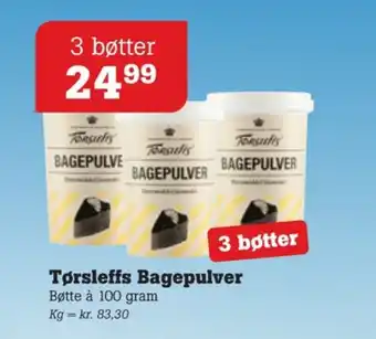 Tørsleff bagepulver