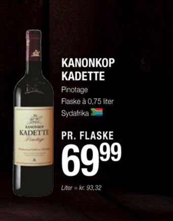 Poetzsch Padborg Ukendt sydafrikansk rødvin tilbud