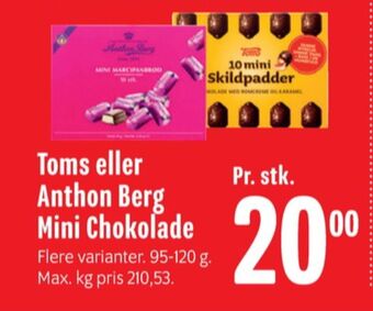 Min Købmand Anthon berg marcipanbrød tilbud