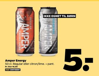 Netto Amper energy drink energidrik tilbud