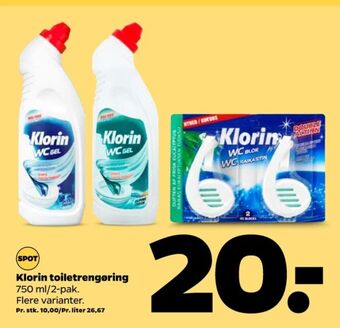 Netto Klorin wc-rens tilbud