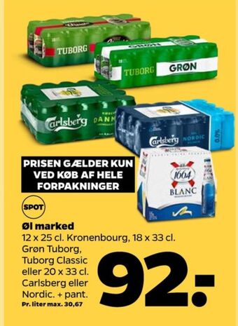 Netto Classic øl tilbud