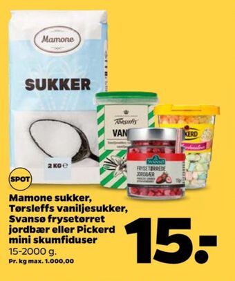 Netto Mamone sukker tilbud